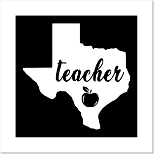 Texas Teacher Kids Teacher Posters and Art